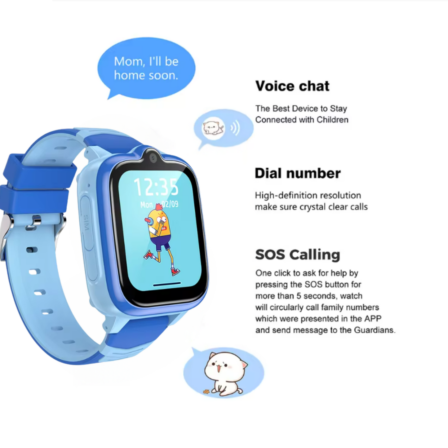 Kid's Smart Watch WIth GPS & Calls