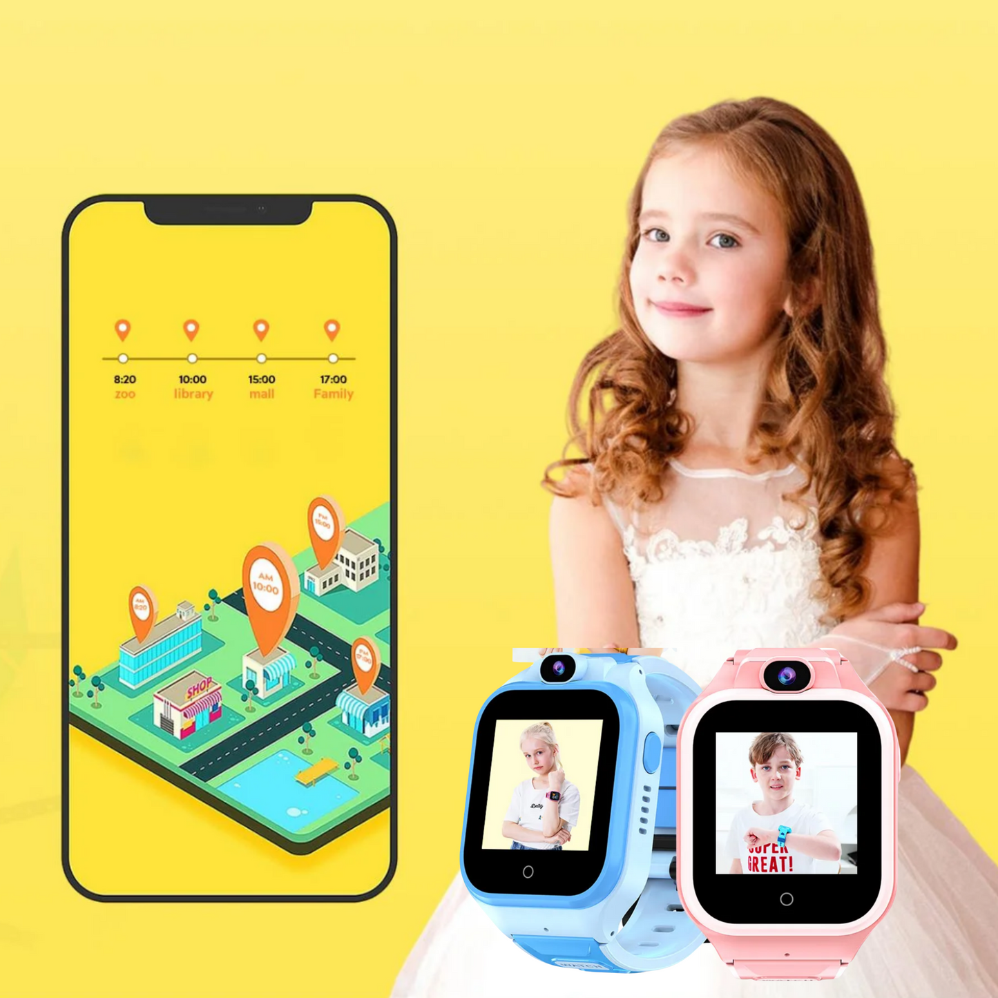 Kid's Smart Watch WIth GPS & Calls