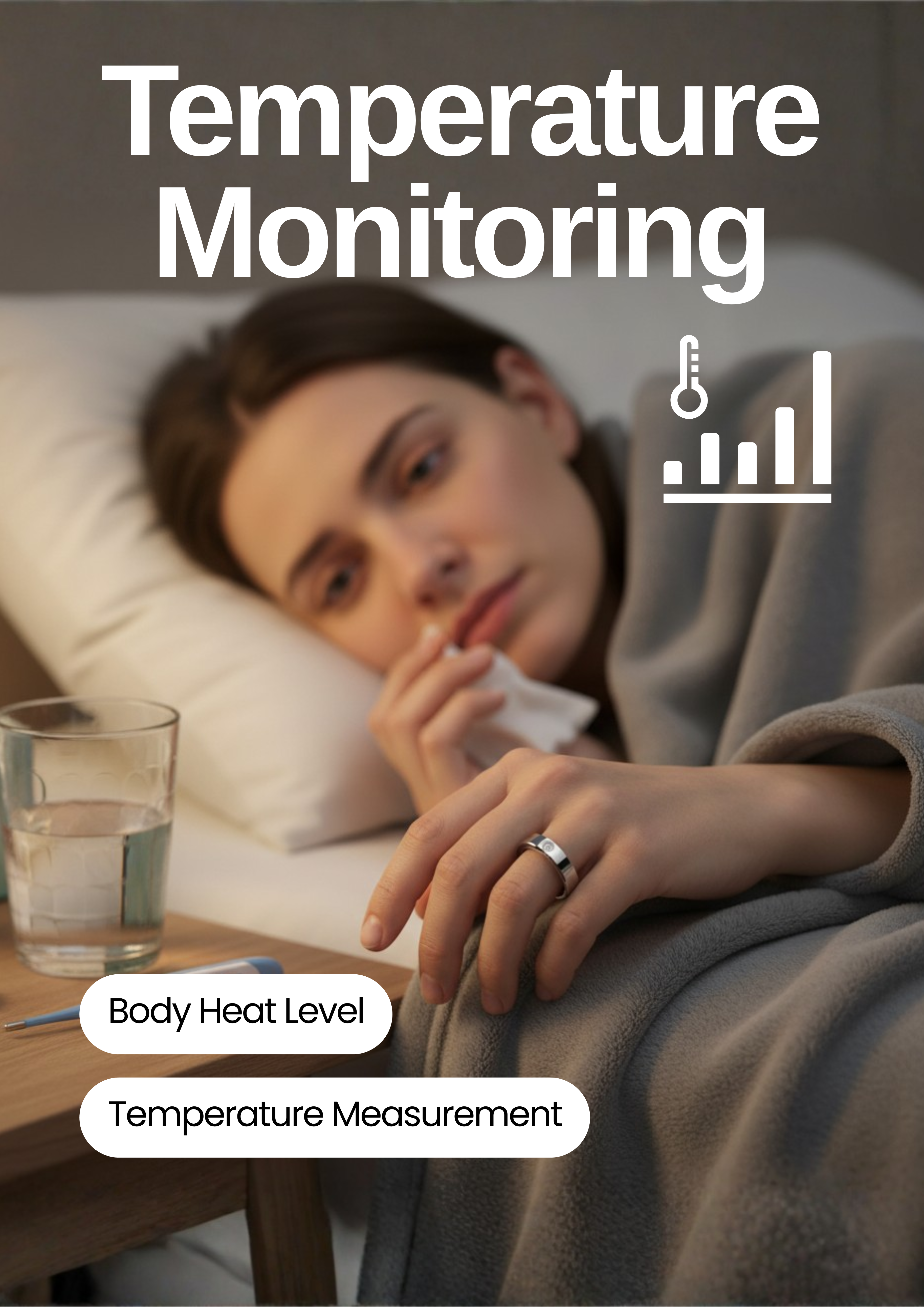 🌡️ 24/7 Body Temperature & Resting Health Monitoring