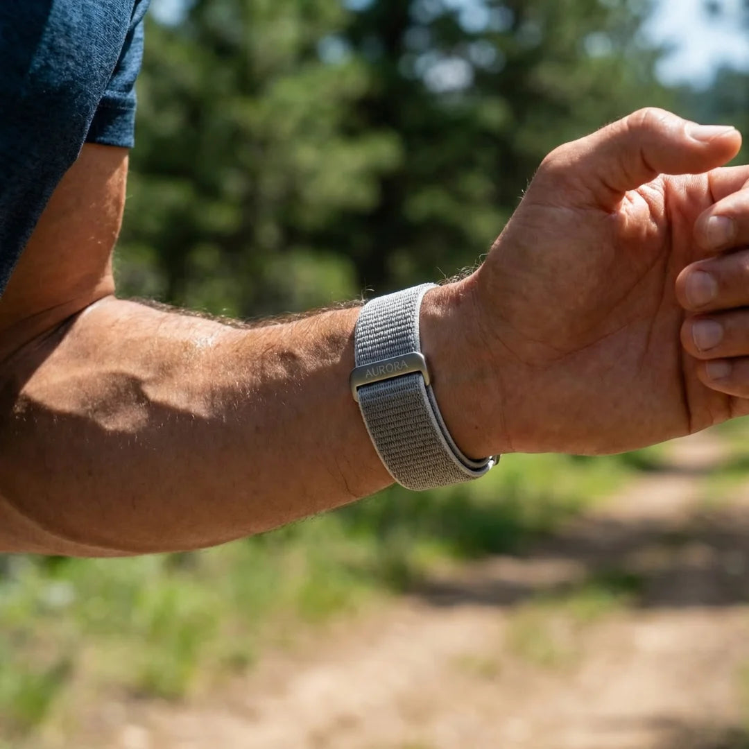 Aurora Vitals Smart Band : ECG, Blood Glucose & Blood Pressure | No Subscription