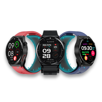 Aurora Vitae :  Blood Pressure Measurement Air pump airbag Smart Watch ECG+PPG Body analysis Uric acid Health NFC Smartwatch