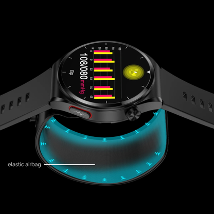 Aurora Vitae :  Blood Pressure Measurement Air pump airbag Smart Watch ECG+PPG Body analysis Uric acid Health NFC Smartwatch