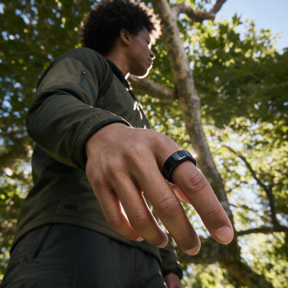 Aurora Eclipse - V2  Glucose Smart Ring + ECG & BP | Subscription Free