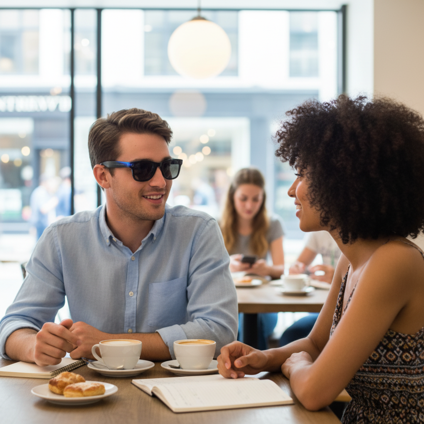 Aurora Cyan: AI Smart Glass With Camera