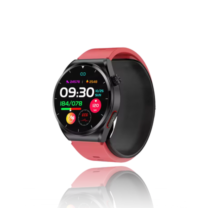 Aurora Vitae :  Blood Pressure Measurement Air pump airbag Smart Watch ECG+PPG Body analysis Uric acid Health NFC Smartwatch