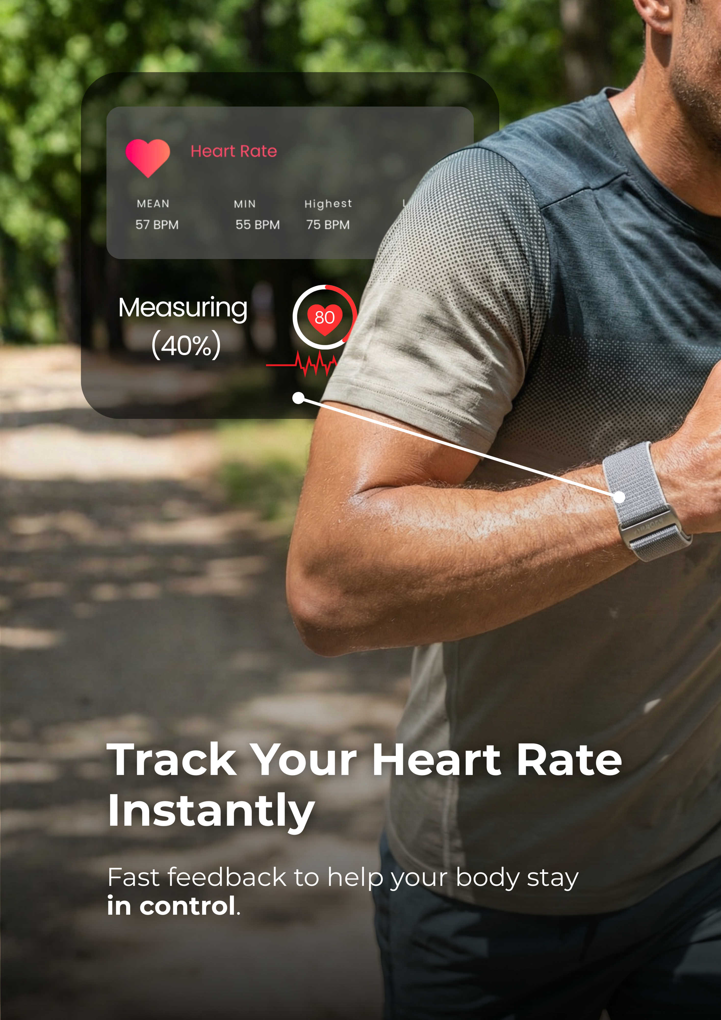 ⏰ 24/7 Heart Rate Monitoring Smart Ring