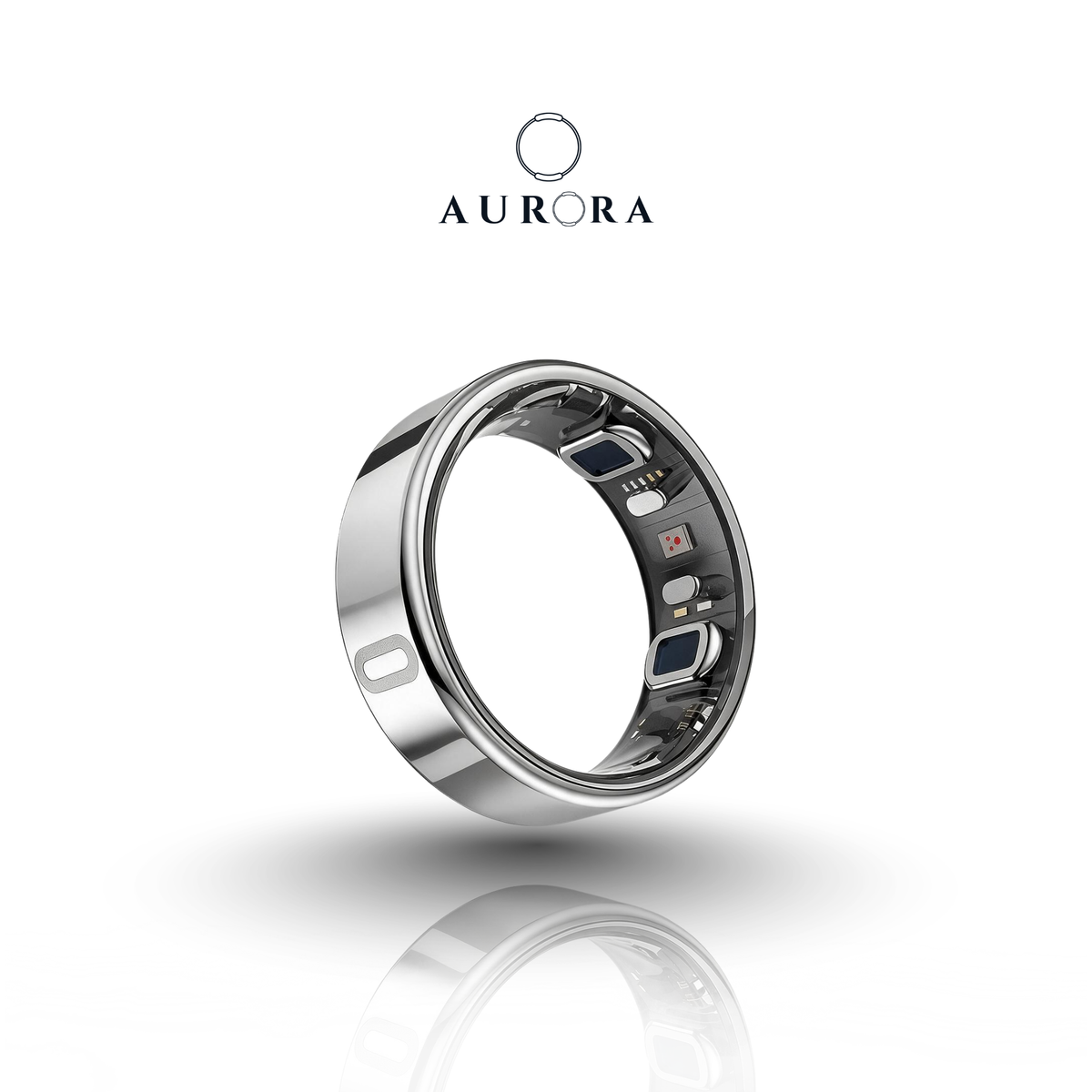 Aurora Eclipse - V2  Glucose Smart Ring + ECG & BP | Subscription Free