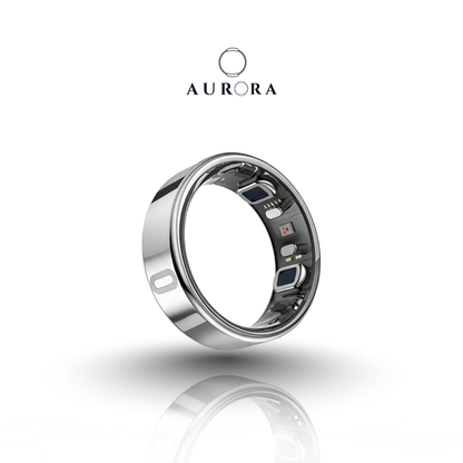 Aurora Eclipse - V2  Glucose Smart Ring + ECG & BP | Subscription Free