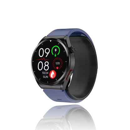 Aurora Vitae :  Blood Pressure Measurement Air pump airbag Smart Watch ECG+PPG Body analysis Uric acid Health NFC Smartwatch