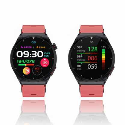 Aurora Vitae :  Blood Pressure Measurement Air pump airbag Smart Watch ECG+PPG Body analysis Uric acid Health NFC Smartwatch