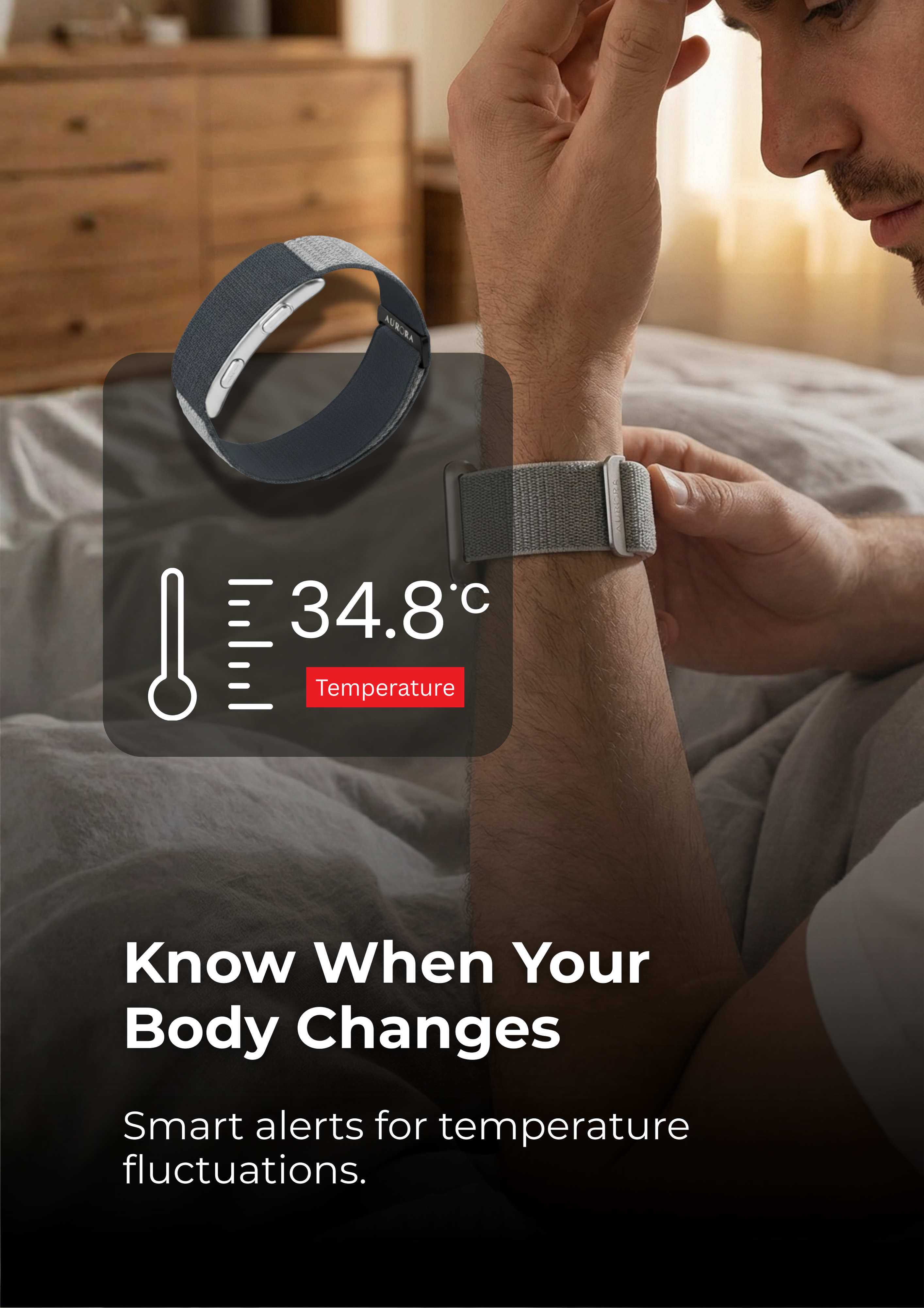 🌡️ 24/7 Body Temperature & Resting Health Monitoring