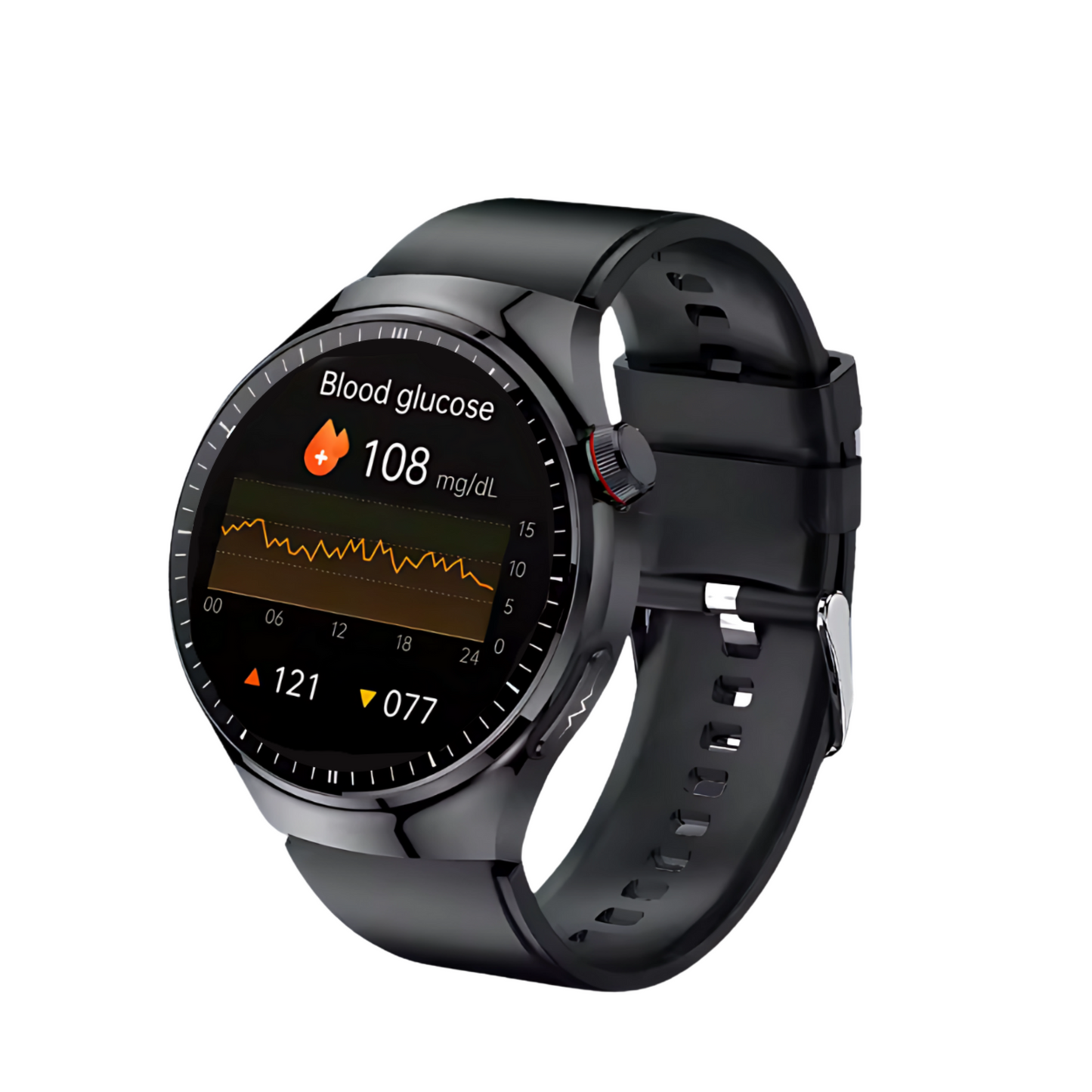 Blood Glucose Smart Watch With ECG | BP & More