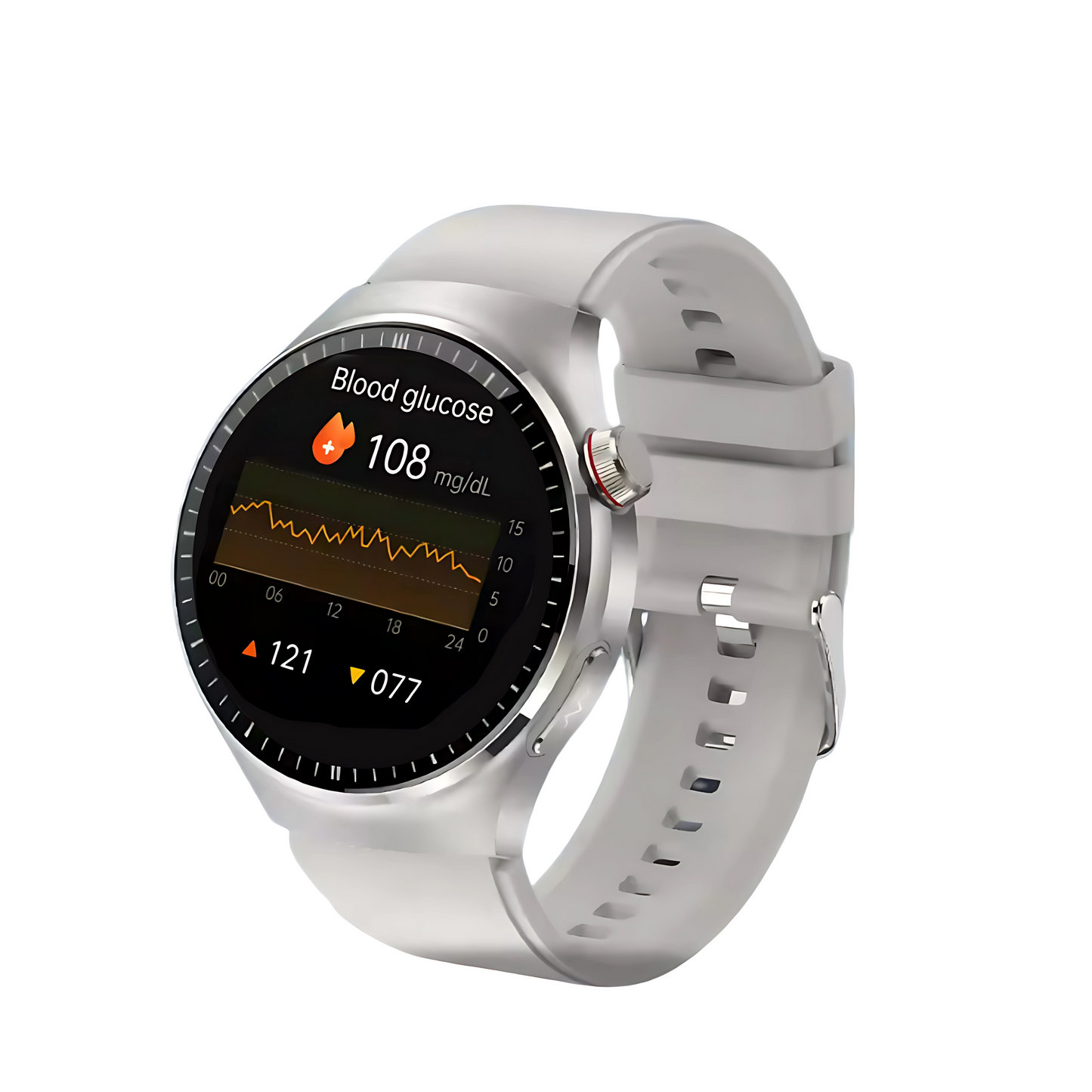 Blood Glucose Smart Watch With ECG | BP & More
