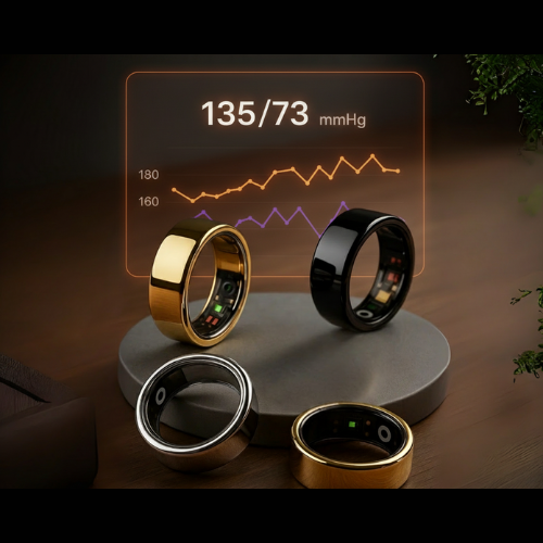 Finally you can measure and accurate data through app from the Aurora Blood Pressure Ring