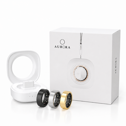 Aurora Motion  - Blood Pressure Ring  | HRV , Sleep & More | Subscription Free