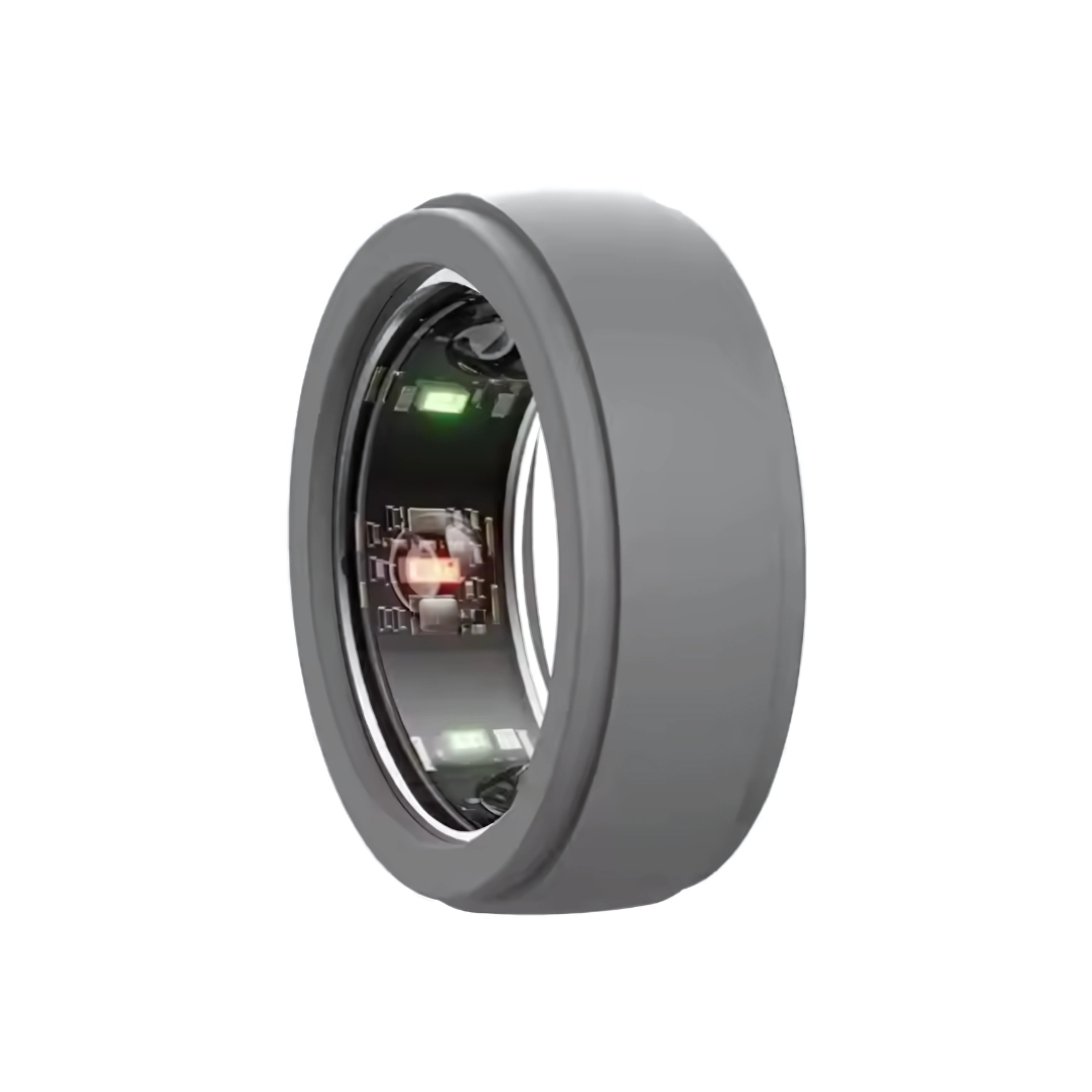 Stylish gray silicone ring protector, perfect for daily wear and active individuals. This durable, non-slip guard provides superior finger protection from impact, scratches, and moisture during gym, outdoor activities, or demanding work.