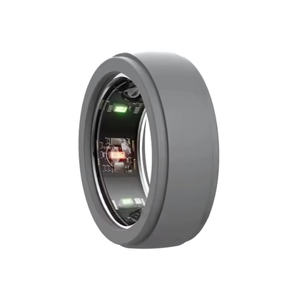 Stylish gray silicone ring protector, perfect for daily wear and active individuals. This durable, non-slip guard provides superior finger protection from impact, scratches, and moisture during gym, outdoor activities, or demanding work.