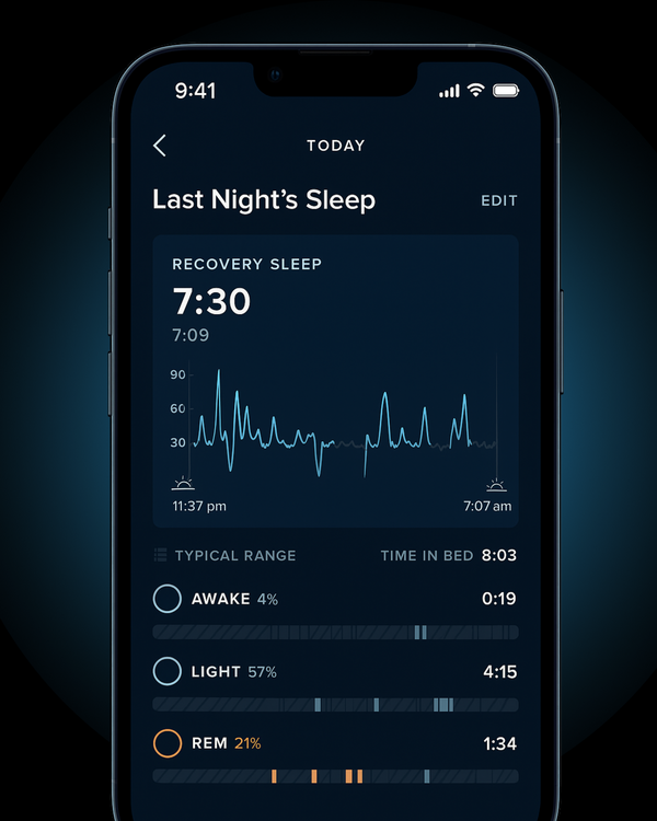 With Aurora, monitor your sleeping time in your bed time.