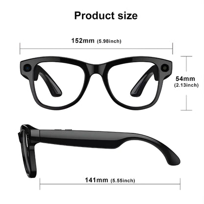 Aurora Cyan : Smart Camera, Audio & Translation Glasses