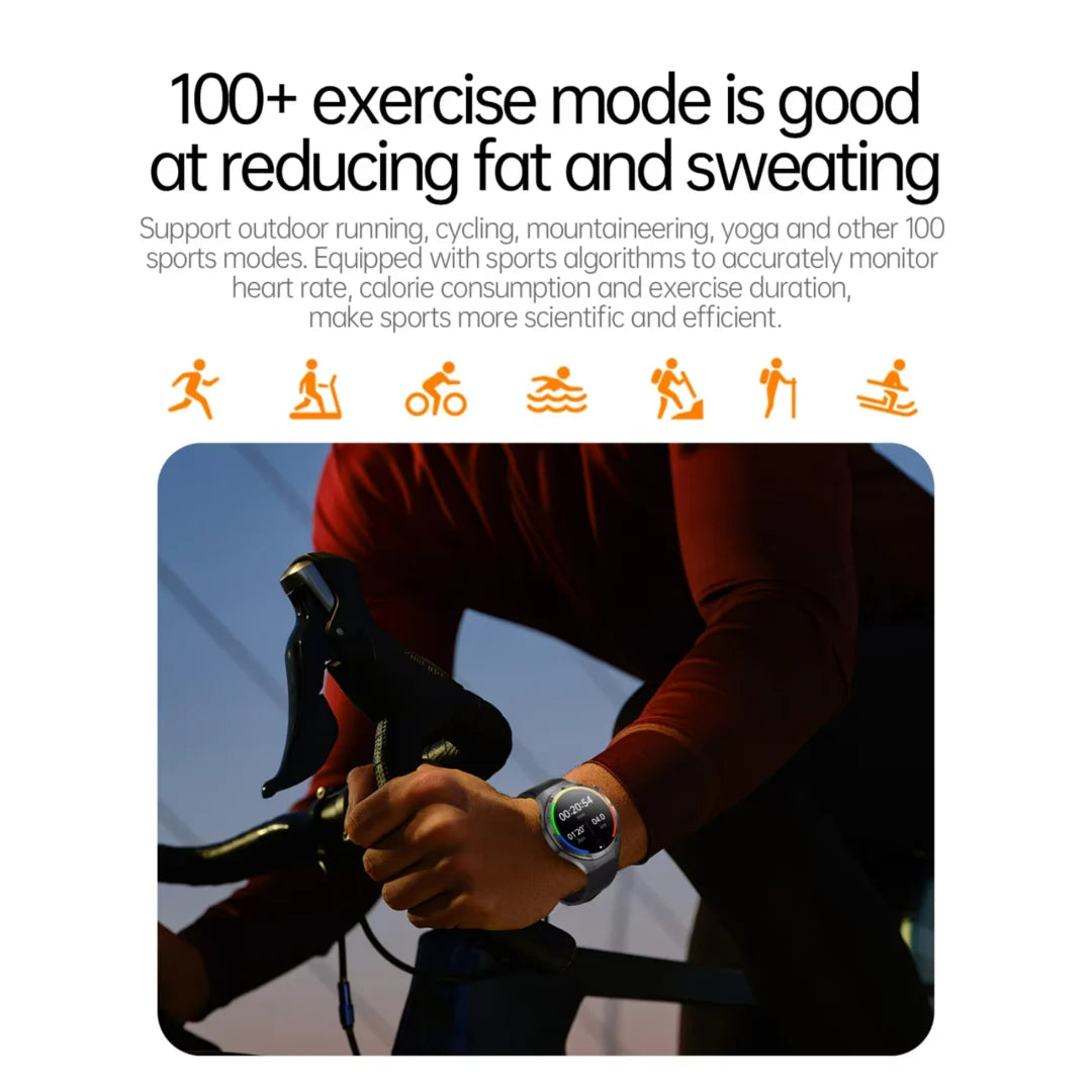 Aurora Horizon : AI Health Analysis Smart Watch + BP, ECG, BG