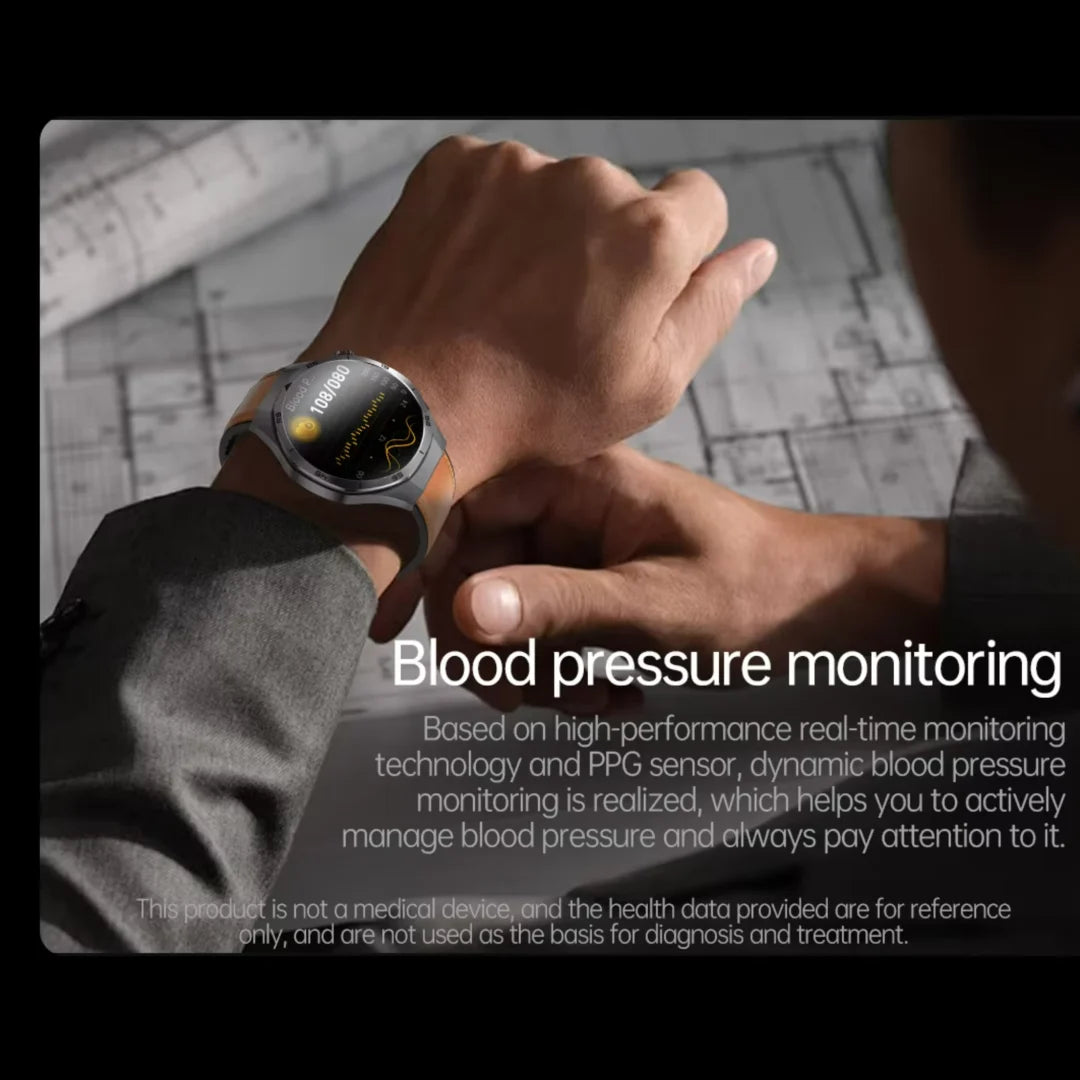 Aurora Horizon : AI Health Analysis Smart Watch + BP, ECG, BG