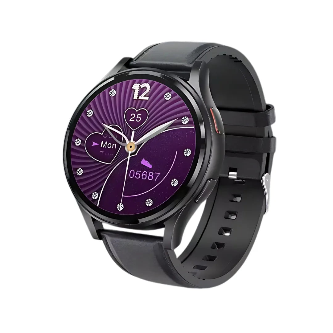 Aurora Pulse : Blood Glucose Smart Watch + ECG,BP & More